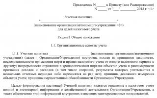 Учетная политика при УСН «доходы минус расходы» (2019)